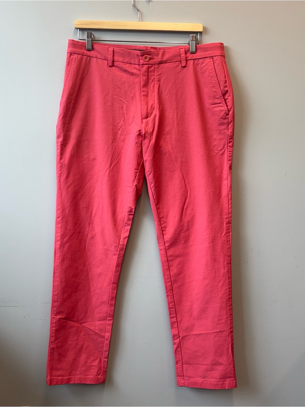 Vineyard Vines OTG On The Go Pants Coral-Pink Chinos 34x32